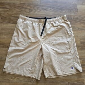 Champion Men's Woven Performance Short Size XXL Khaki